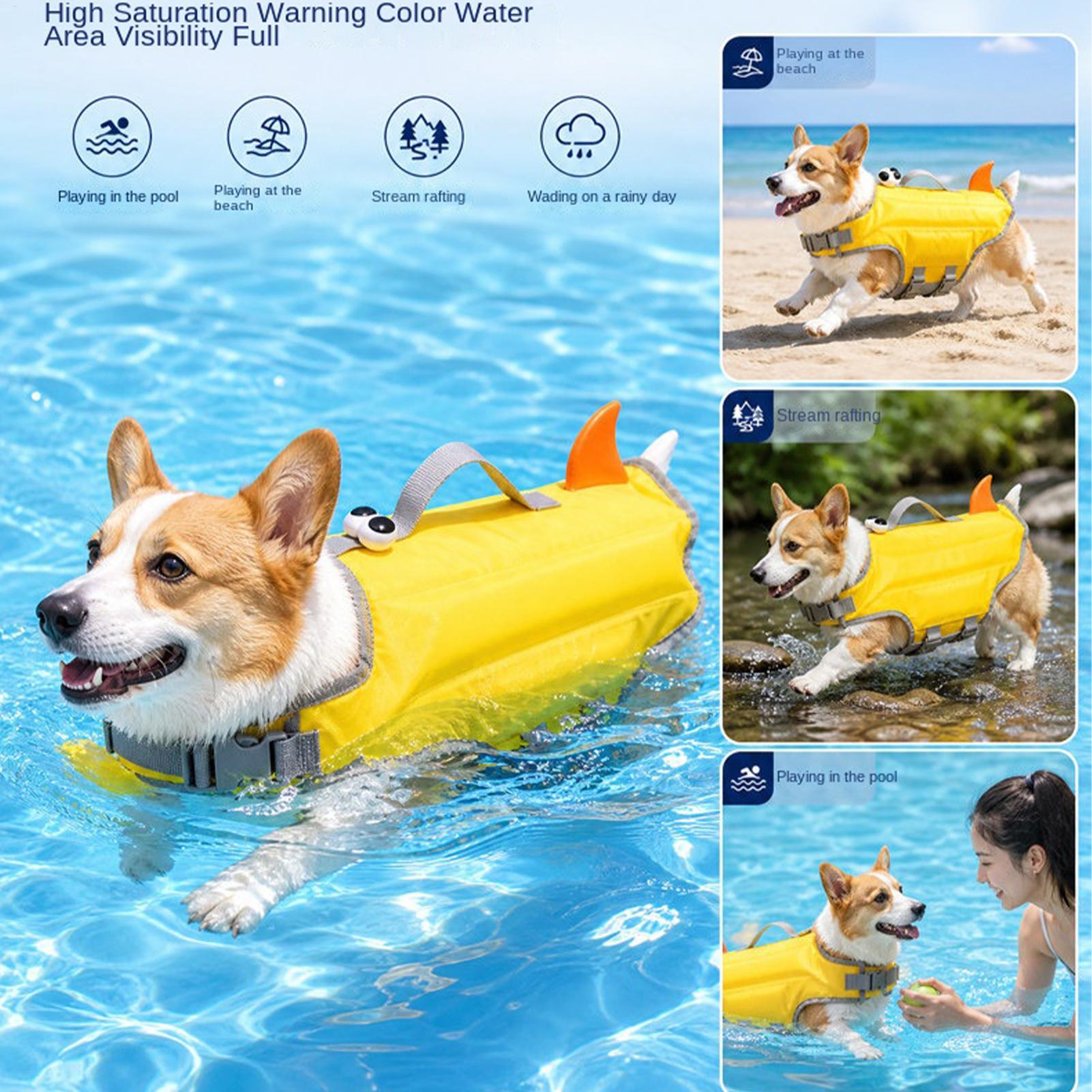 Life Jacket Buoyancy - Ayarlanabilir Köpek Can Yeleği Yüksek Yüzdürme