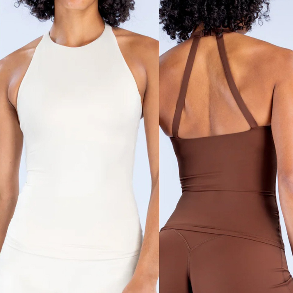 Aquatic Gym - Kadınlar İçin Halter Tank Top, Dahili
