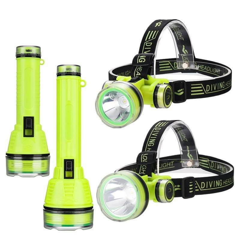Underwater Flashlight - Parlak Sualtı El Feneri Far Su
