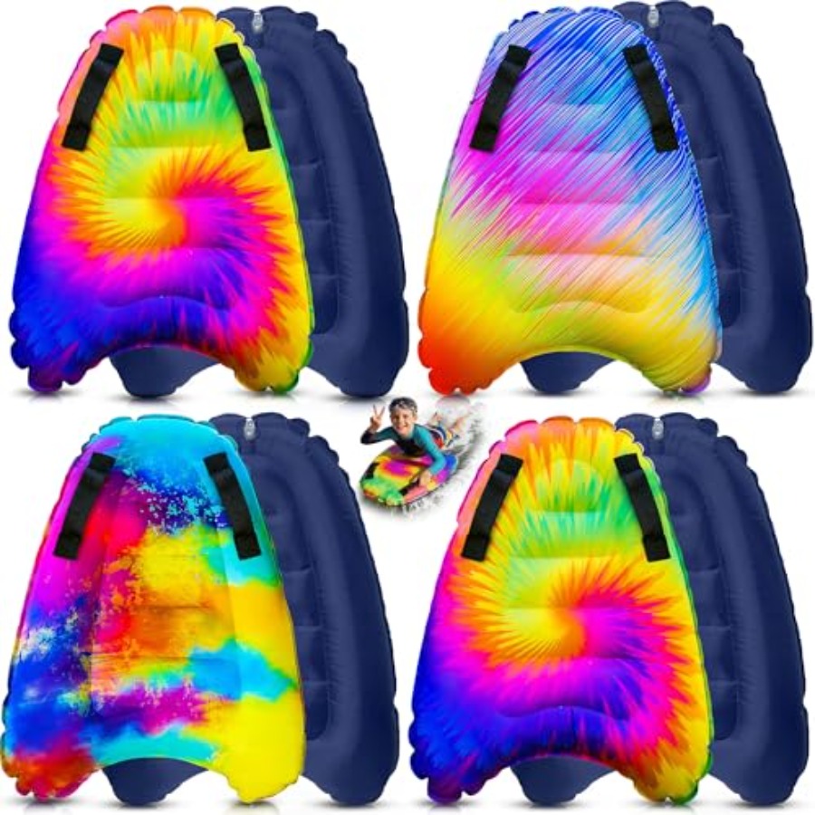Bodyboard Boogie Board - Su Kaydırakları için Saplı 4'lü Paket