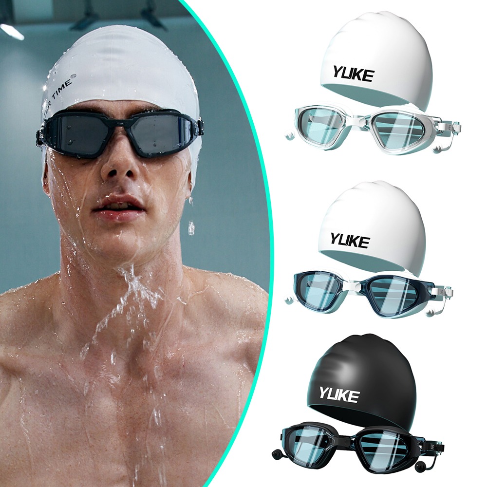 Aquatic Sports Hat - Profesyonel yüzme gözlüğü kap HD su