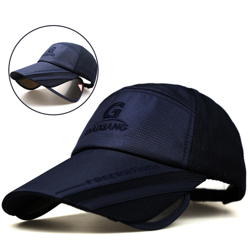 Aquatic Sports Hat - Fileli, Nefes Alabilen, Esnek, Geniş Siperli