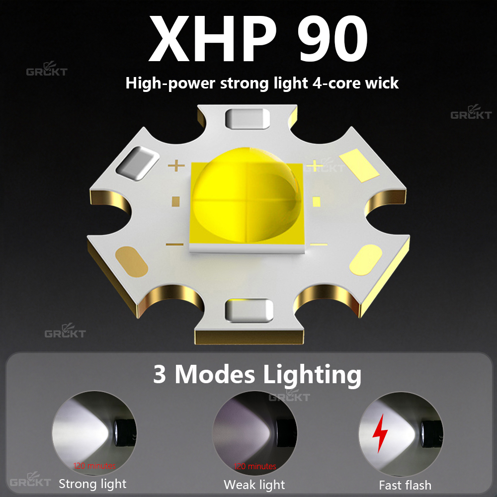 Yeni XHP90 Dalış El Feneri, Su - Underwater Flashlight incelemesi ve fiyatı