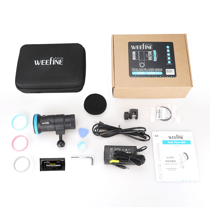 WEEFINE SolarFlare 4500 WF102  - Underwater Flashlight incelemesi ve fiyatı